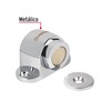 Hermex TOMA-3, Tope para puerta, magnético de cromo