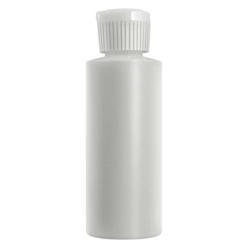 4 Oz Plastic Cylinder Bottles with Flip Top Pour Spout,