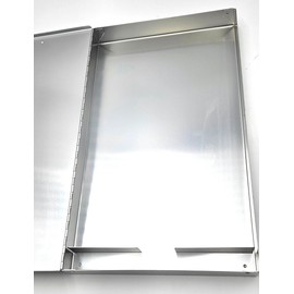 11x17 Clipboard Aluminum Storage Box Featuring a High Capacity Clip