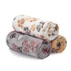 Janety Pack of 3 Dog Blankets, Washable Warm and Soft