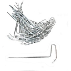 Orchid Nerd Galvanized Rhizome Clip for Clay Pot Variety 30 Pack (10 Each of 4 Inch, 5 inch, 6 Inch)