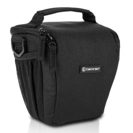 Tamrac Jazz Zoom Holster 23 v2.0 Camera Bag for Photographers, Camera Case for Photography Accessories, Shoulder Bag for Mirrorless Cameras, Crossbody Camera Bag, Travel Camera Carrying Case – Black