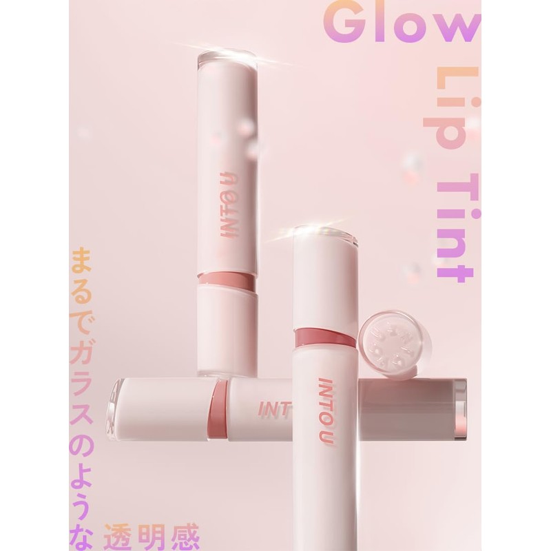 INTO U Glow Lip Tint, Highly Moisturizing, Highly Coloring, Moisturizing