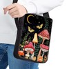 chaqlin Womens Girls Cute Messenger Bags with Mushroom Butterflies Print