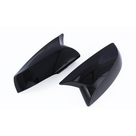 TERDARAY Side View Mirror Cover Compatible With Toyota Sienna 2021-2025 Rearview Mirrors Trim Exterior Car Accessories ABS 2PCS(Glossy Black Style)