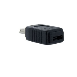 StarTech UUSBMUSBFM Adaptador Micro USB a Mini USB 2.0, 1x MicroUSB-B Hembra, 1x MiniUSB-B Macho, Color Negro