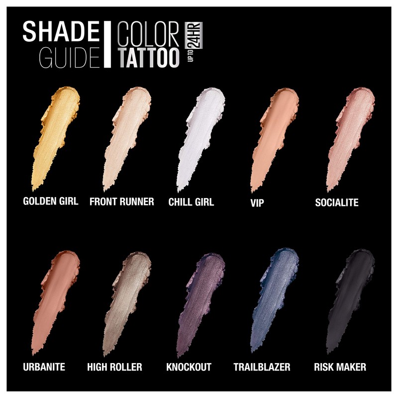 Maybelline New York Color Tattoo 24 Hour Longwear Cream Eyeshadow