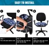 Smiry Printed Office Computer Chair Seat Covers, Stretch Fit Universal