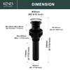 KENES Bathroom Sink Drain Stopper Pop up Sink Drain with