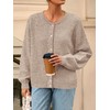 PRETTYGARDEN Fall Long Sleeve Cardigans for Women Trendy 2025 Lightweight