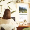 Canadian 18-Month Wall Calendar - 100% Biodegradable 11x22 Inch Open