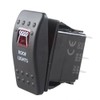 Mintice™ 12 V Car Red LED Light Illuminated Rocker Switch