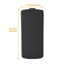 KUAFU Center Console Armrest Lid Compatible with 2013-2019 Ford Flex Replacement for EA8Z7406024AB DA8Z7406024AC FA8Z-7406024-AB Black Plastic