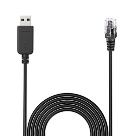 Radar Detector Cable, with USB to RJ11 Plug,for Escort Valentine One Uniden Beltronics Cobra Radar Detector,Replacement Power Cable for Radar Detectors(RJ11-6.56ft)