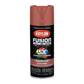 Krylon Fusion All-In-One Adhesive Spray Paint for Indoor/Outdoor Use, 12 oz, Brick