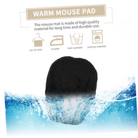 Operitacx Beheiztes Mauspad Aus Plüsch Für Winter Ergonomisches Komfortables Mauspad Mit Handwärmer-Funktion Für Home Office Und Gaming USB- Langlebig Und Weich