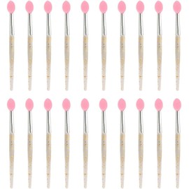 NOLITOY 20 Piezas Mini Pincel de Silicona para Labios Pinciles de Silicona para Maquillaje Aplicadores de Labiales para Delineado de Labios para Mascarilla Labial y Lápiz Labial