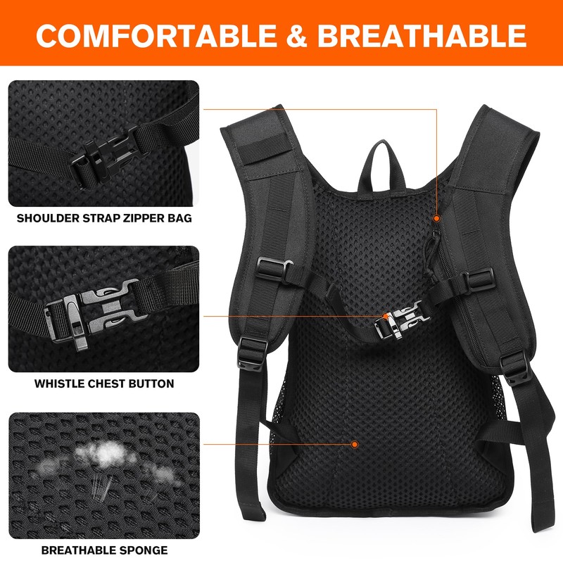 wotony Hydration Backpack with Water Bladder for Hiking Tactical Hydration