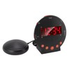 Extra Loud Alarm Clock, 113 Decibels, Red Flashing Light, Super