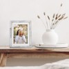 VSIONROCK 8x10 Brown Picture Frames Set of 4, Display Pictures