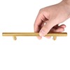 Lpraer 15 Pack Cabinet Handles Gold Stainless Steel T Bar