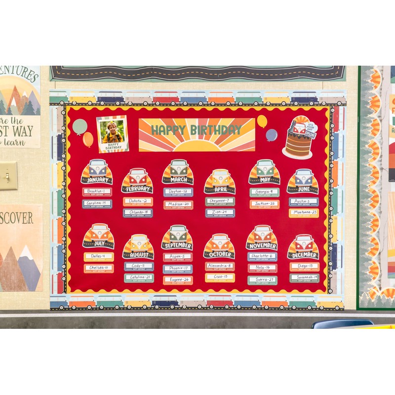 Teacher Created Resources Moving Mountains Road Trip Happy Birthday Mini