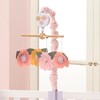Lambs & Ivy Little Garden Felt Flowers Musical Baby Crib