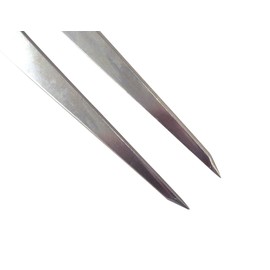 Toolmaker's “Yankee” Quick-Spring Nut, Rapid Adjust, Spring Dividers Calipers Compass, 0-8.5” / 215 mm Range, Brass Fulcrum and Fine Adjustment Mechanism, Flat Leg, C7-8