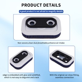 AHL Air Filter 29036-88B 29331-96 compatible with Harley Sportster 883 Roadster Anniversary XL883R 2003,883 Roadster XL883R 2002-2003,883 XLH883 1988-2003,XLH883R Flat Track 2000