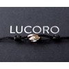 Lucoro - Elegant Fabric Bracelet with 925 Silver Pendant -