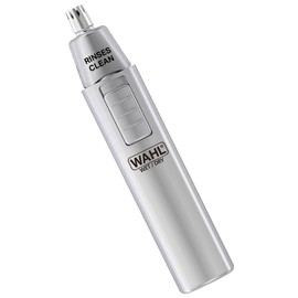 Wahl Wet and Dry Nasal Trimmer, Satin