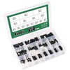 Keadic 450Pcs Internal Hex Drive Cup-Point Screw Assortment Kit -