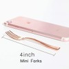 Pack of 24 Plastic Spoons, Dessert Spoons, Plastic Fork, Dessert