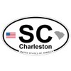 US Decal, Inc. Charleston, South Carolina Oval Sticker