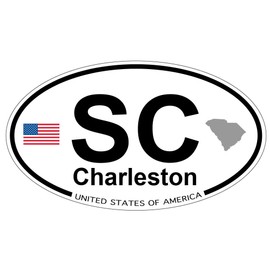 US Decal, Inc. Charleston, South Carolina Oval Sticker