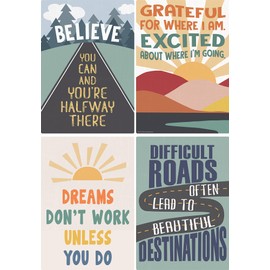 Teacher Created Resources Moving Mountains Road Trip Positive Sayings Educational Poster Pack (TCR9229)