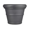 Tusco RR135SL Rolled Rim Planter, 13.5", Slate