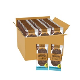 Too Good Gourmet Soft-Batch Cookies Variety Pack – 36 Packs (2 Cookies Each) – Chocolate Brownie, Lemon, Apple Fritter – Individually Wrapped for Snacks, Gifts, or Parties (Chocolate Brownie)