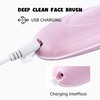 Facial Cleansing Brush Electric Facial Exfoliating Massage Brush with 3