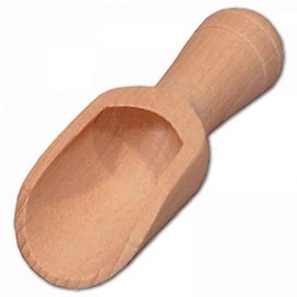 25 x Hofmeister® Wooden Dosing Scoop, 10.5 cm, Measuring Spoon for Spices, Tea, Coffee & Grains, Safe Dosing, Weighing, Filling in Storage Containers, Tea Cans & Preserving Jars
