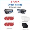 【2-Pack】 Magnetic Car Holder Dashboard【Strong Magnets】 carmount 2.0 Magnetic Phone