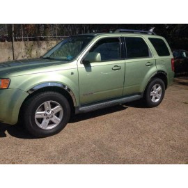 QMI FENDER TRIM Flares FOR FORD ESCAPE 08-12 Stainless Steel High Polish SET/4