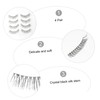 Healeved 4pair Handmade Fiber Eyelashes Fake Lashes Natural Look for
