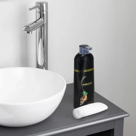 DILER Tinte Instantáneo Cubre Canas 3en1 Shampoo Natural Con Extracto De Jengibre, Cubre Canas Al Instante, Fortalece, Nutre Y Da Brillo Al Cabello,id
