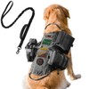 AIWAI Tactical Dog Harness with Pouches,Dog Vest Harness for Large