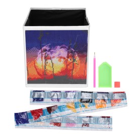 Diamond Painting Kits Home Crystal Rhinestones Decoration DIY Foldable Storage Box