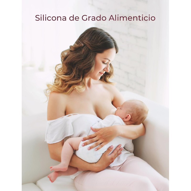 Momcozy Pezoneras Lactancia, Pezoneras Lactancia de Contacto Floral para mamás