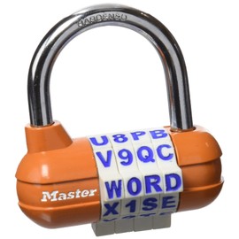 Master Lock 1534EURD Combination Padlock, Blue,green,orange,random,red, 5,9 cm x 6,4 cm x 2,5 cm