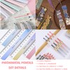 Amycute 38Pcs Aesthetic School Supplies with Large Pencil Case -12