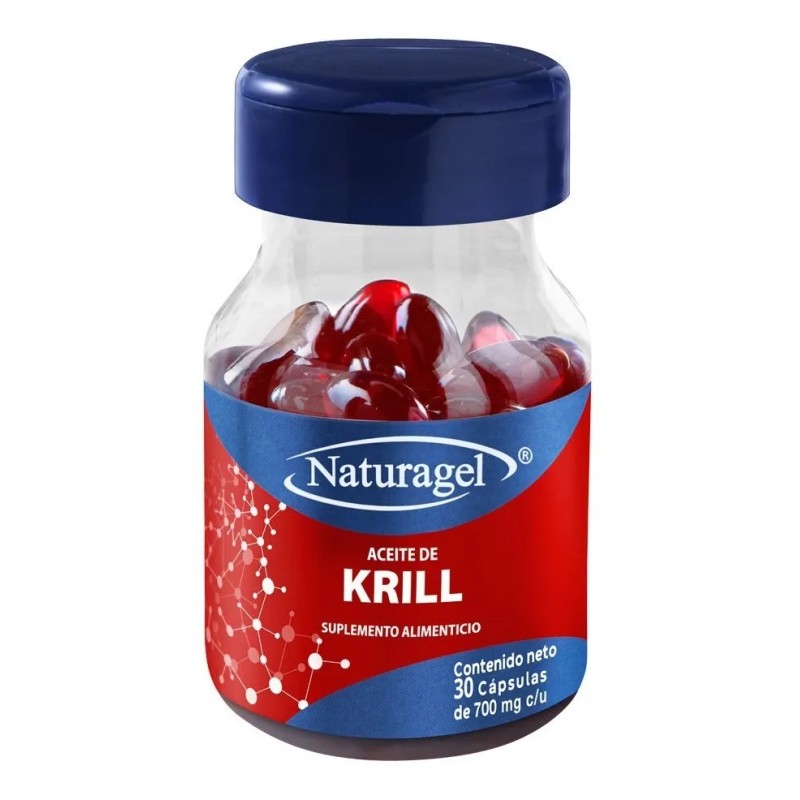 Aceite De Krill 30 Cápsulas Naturagel Epha Dha Omega 3